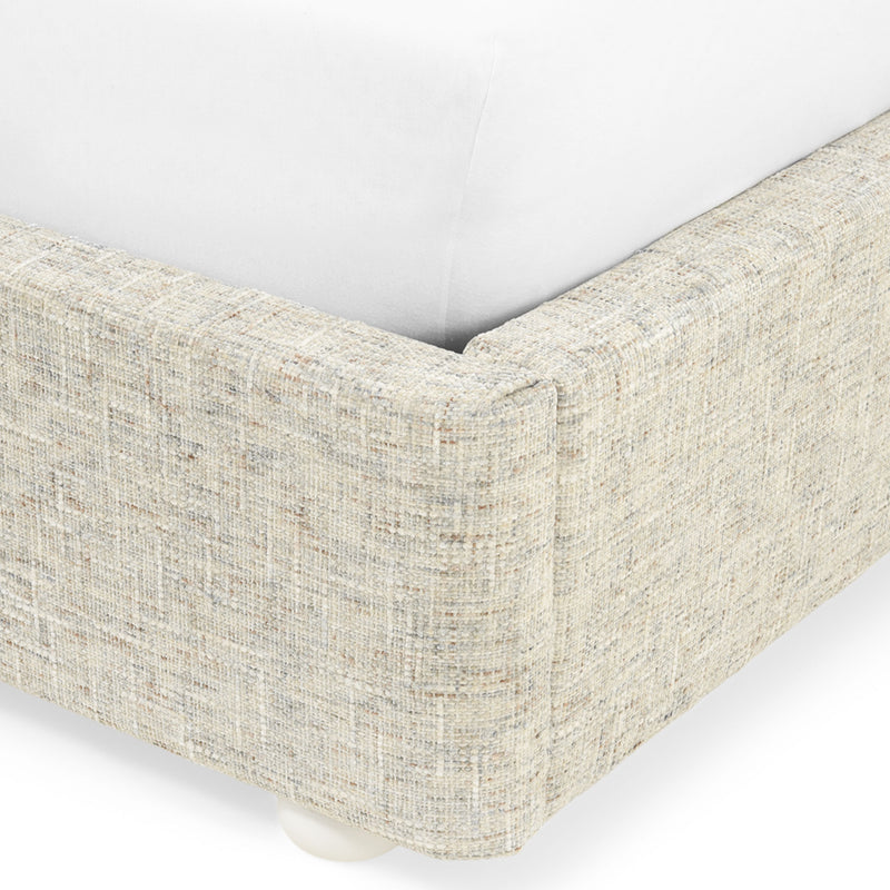 WARENTON Pat tapițat, 160x200cm, somieră rabatabilă și ladă incluse