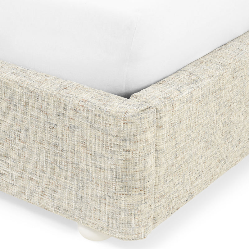 WARENTON Pat tapițat, 160x200cm, somieră rabatabilă și ladă incluse