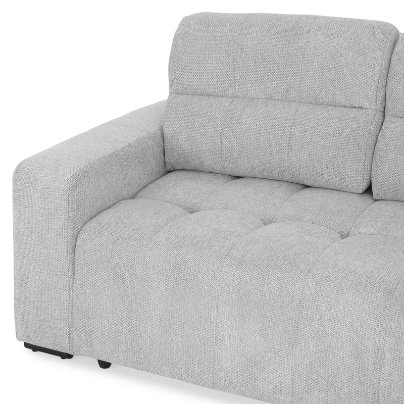 ALLYSON Colțar extensibil, șezlong stânga/dreapta, stofă
