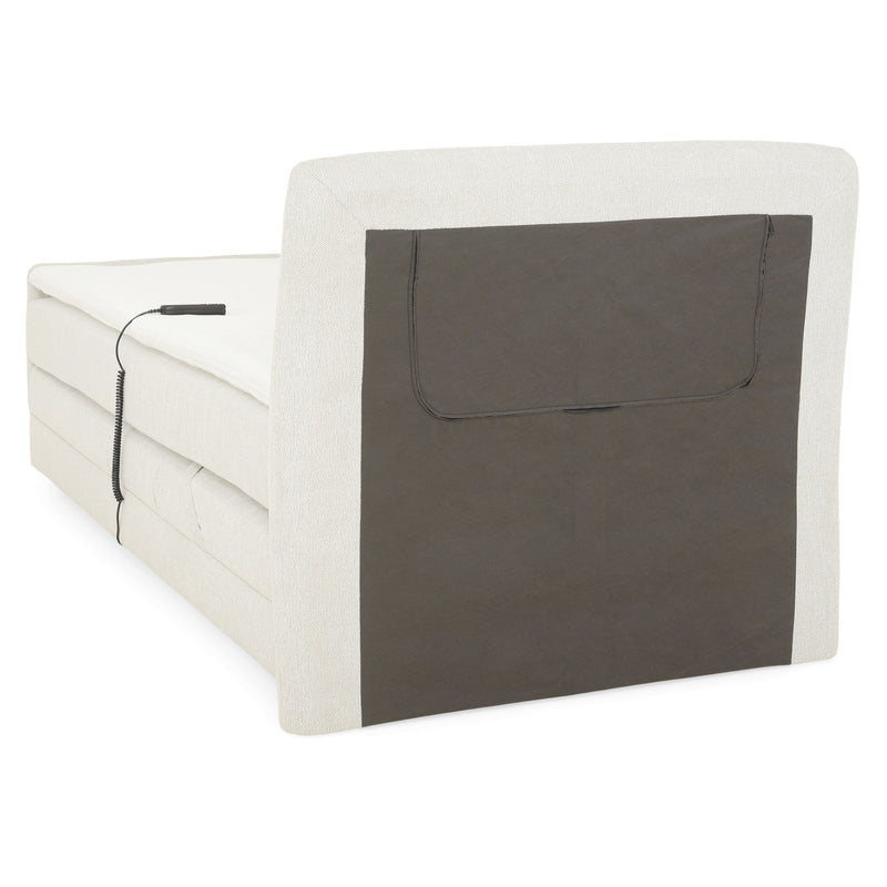 RAYONG Pat tapițat electric, saltea inclusă,100x200cm