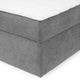 GRETE Pat tapițat boxspring, 160x200cm, saltea inclusă