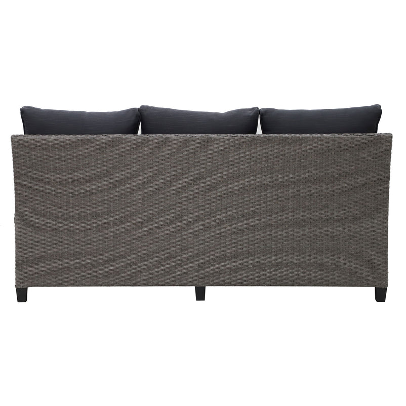 BAXTER Set mobilier terasă/gădină, colțar, masă, 2 taburete