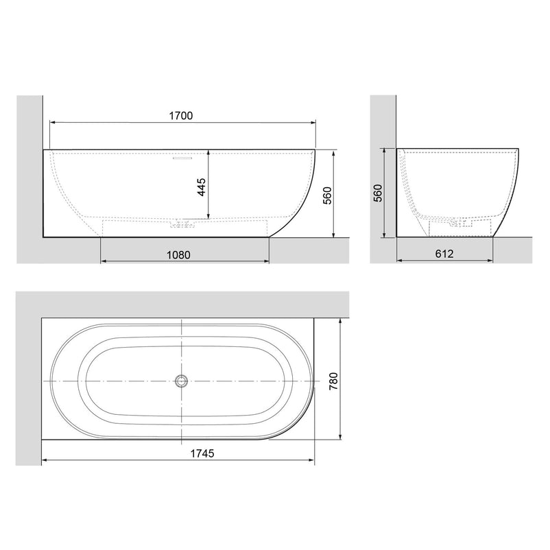 CONTURA Cadă colț dreapta/stânga