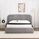 GILDA Pat tapițat, 160x200cm, somieră rabatabilă și ladă depozitare incluse