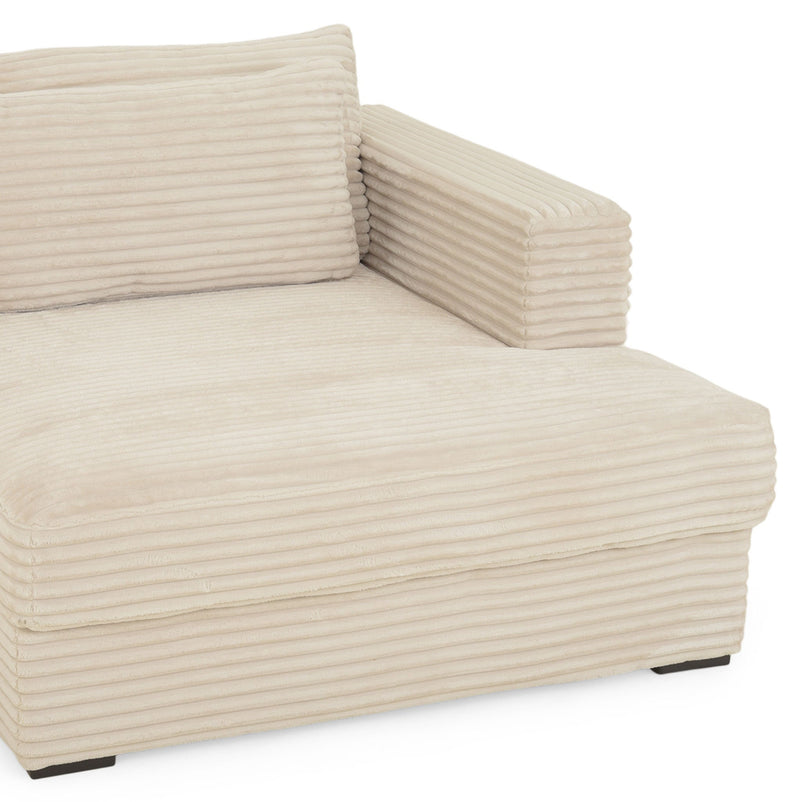 ERDING Colțar extensibil, șezlong stânga/dreapta și ladă depozitare, stofă