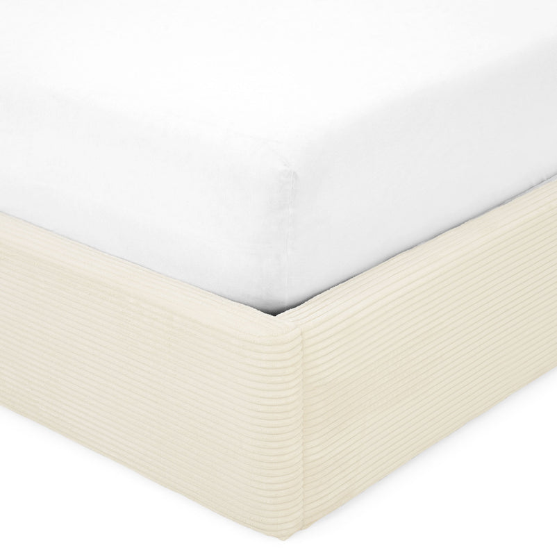 MAYVILLE Pat tapițat, 160x200cm, somieră rabatabilă și ladă depozitare incluse