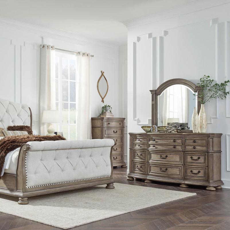 WASHINGTON Comodă lată, 9 sertare