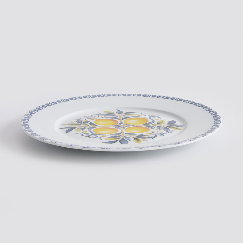 LEMONS Set veselă, porțelan, 24 piese