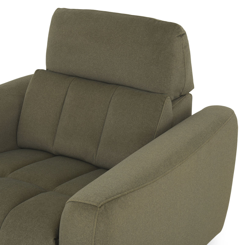 WISNER Fotoliu, recliner electric, mecanism electric tetieră, stofă