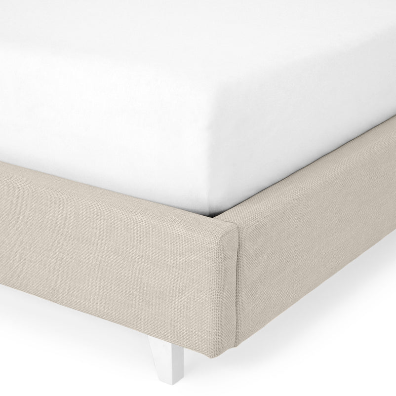 KOLLE Pat tapițat, 160x200cm, somieră și ladă depozitare incluse