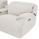 ELDORA Colțar cu sezlong stânga/dreapta, 1 recliner electric, mecanism tetiere, consolă, stofă