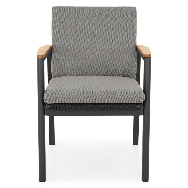 CARSON/REYNE Set mobilier terasă/grădină, 6 scaune și masă