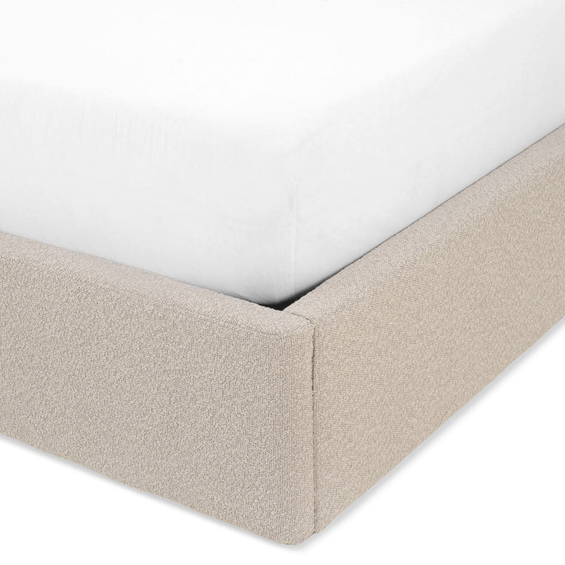 FULTON Pat tapițat, somieră rabatabilă și ladă depozitare incluse