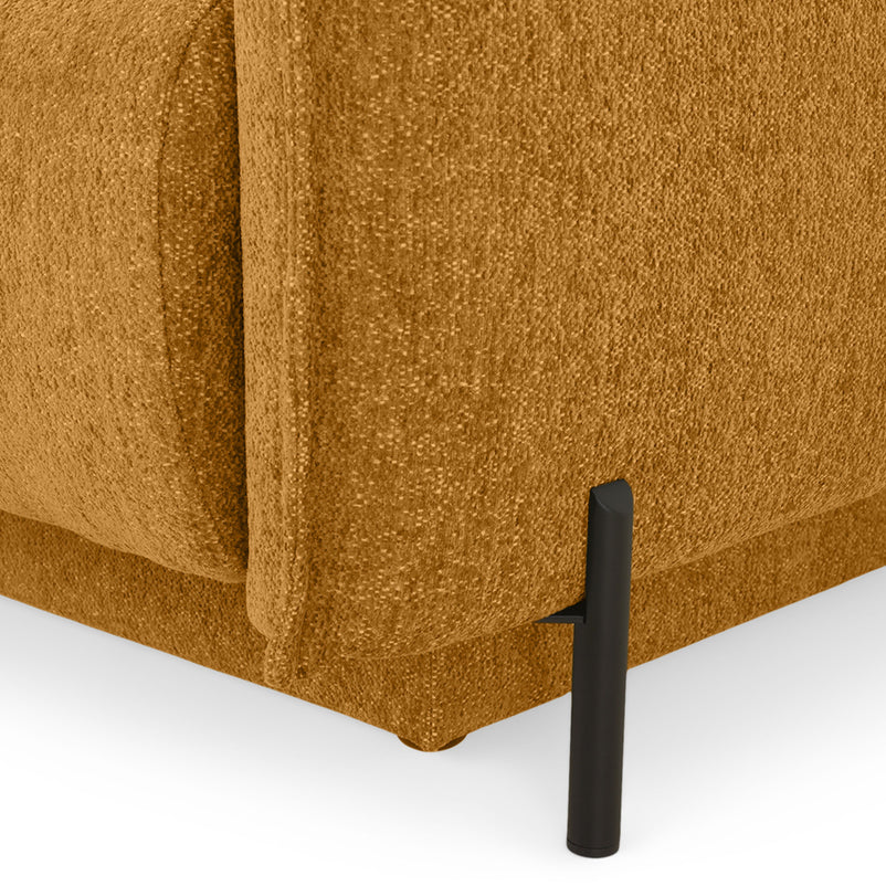 MOODY Canapea extensibilă, 3 locuri, ladă depozitare, stofă