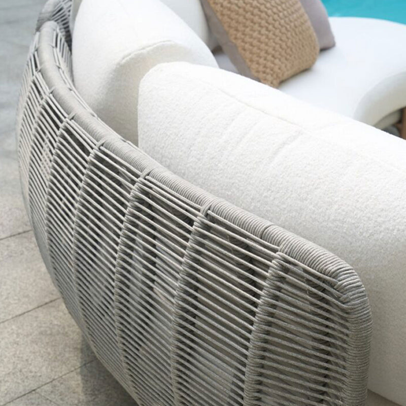 CIRCLE Set mobilier terasă/grăină, 2 canapele cu 1 braț, 1 canapea fără brațe, măsuță