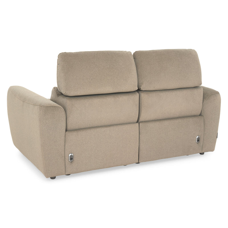 WISNER Canapea 2 locuri, 2 reclinere electrice, mecanism electric tetiere, stofă