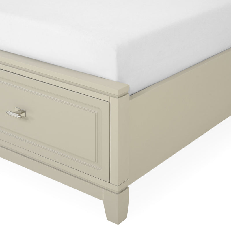 NORMAN Pat tapițat, 180x200cm, somieră și 2 sertare incluse