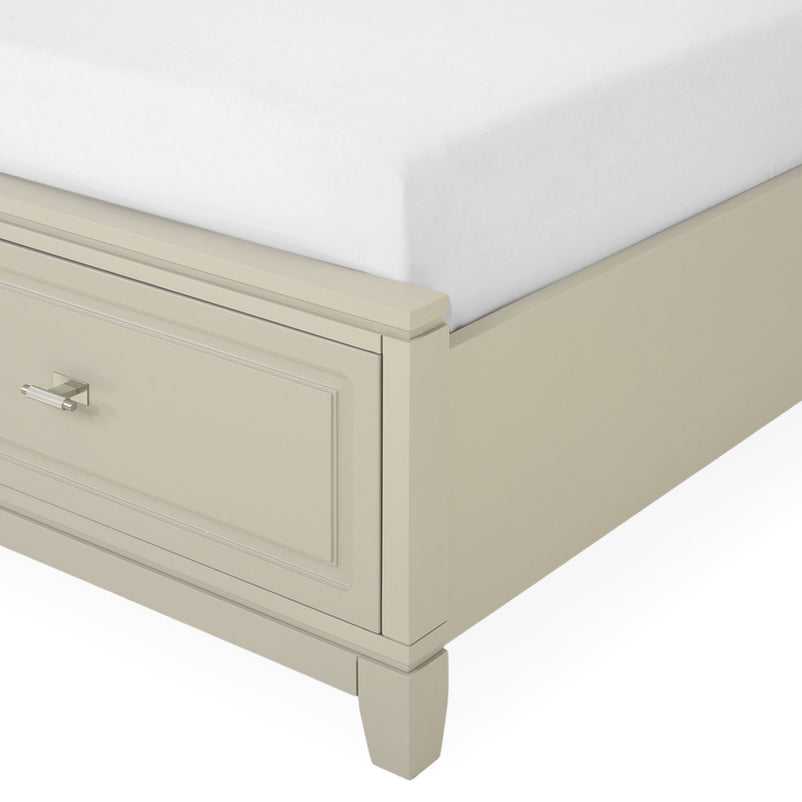 NORMAN Pat tapițat, 180x200cm, somieră și 2 sertare incluse