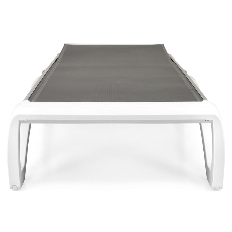 YATI Set mobilier terasă/grădină, 2 șezlonguri și măsuță