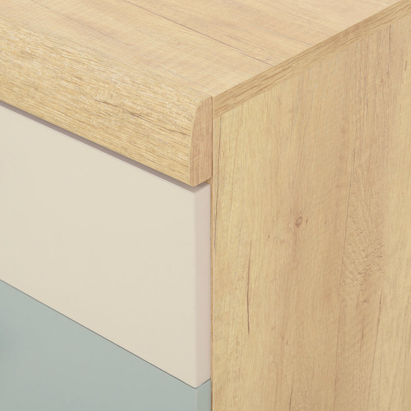 TALLINN Comodă 1 ușă, 3 sertare