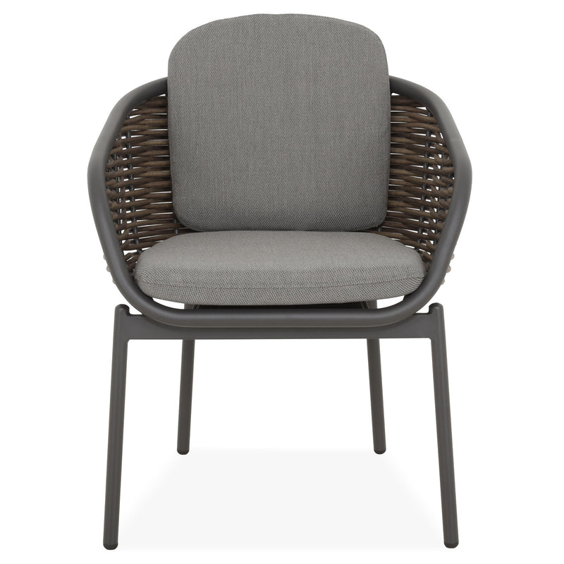 CARSON/BARI Set mobilier terasă/grădină, 8 scaune și masă extensibilă