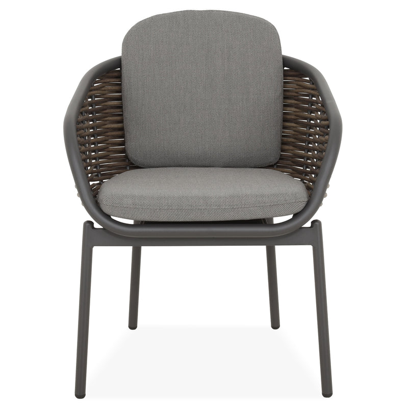 CARSON/BARI Set mobilier terasă/grădină, 8 scaune și masă extensibilă