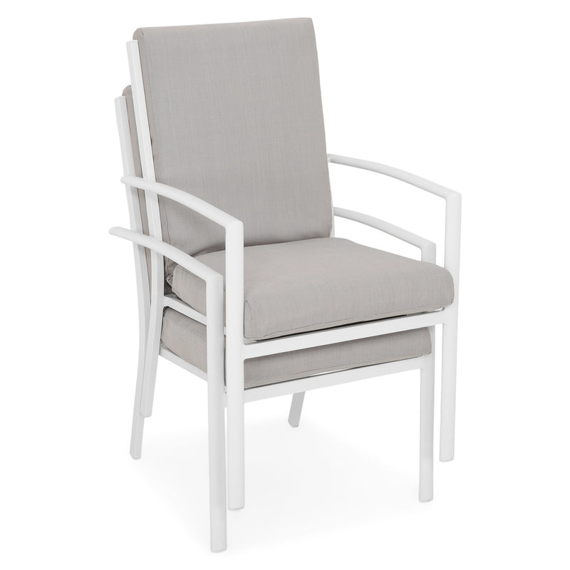 CLAY/TUSCANY Set mobilier terasă/grădină, 8 scaune și masă extensibilă