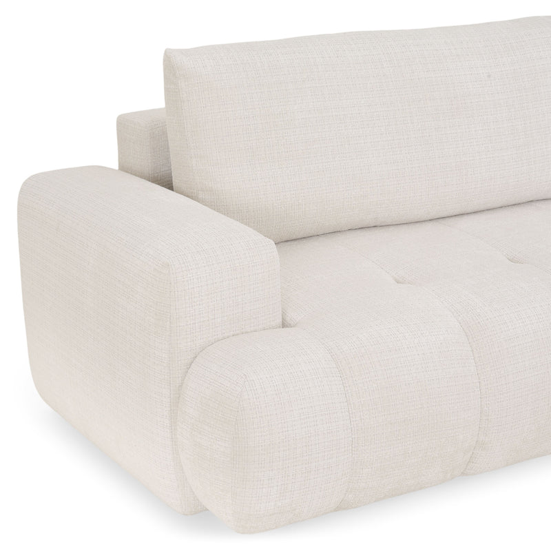 LAZIO Colțar extensibil, șezlong dreapta, stofă