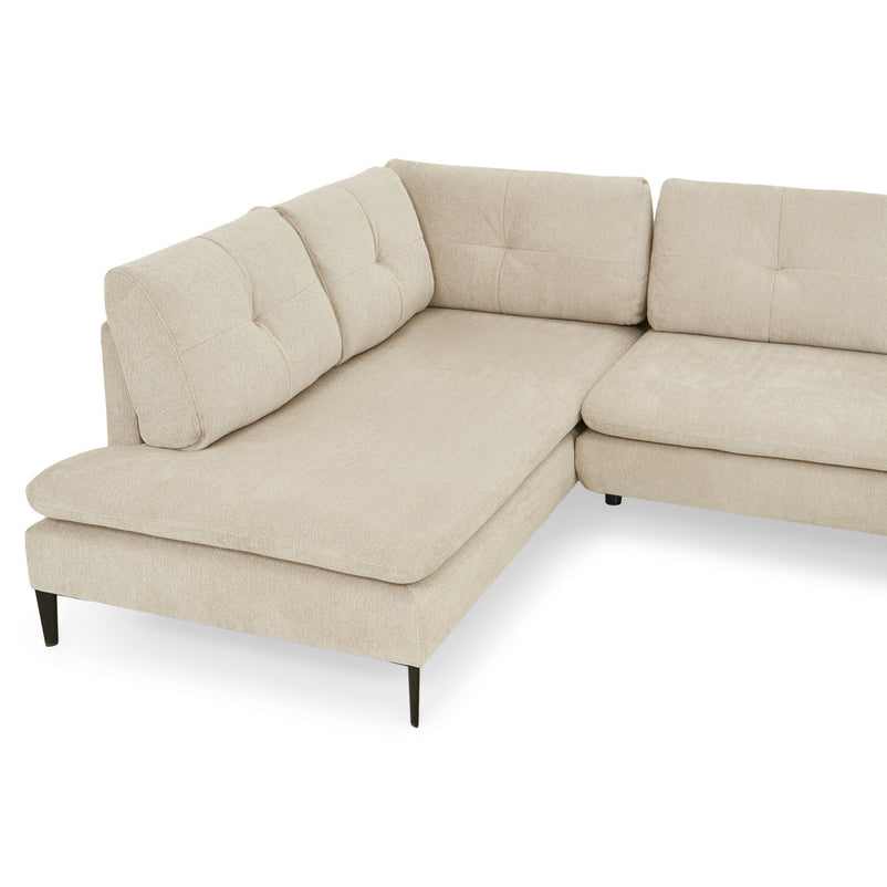 LAVRIK Colțar extensibil, șezlong stânga/dreapta, stofă