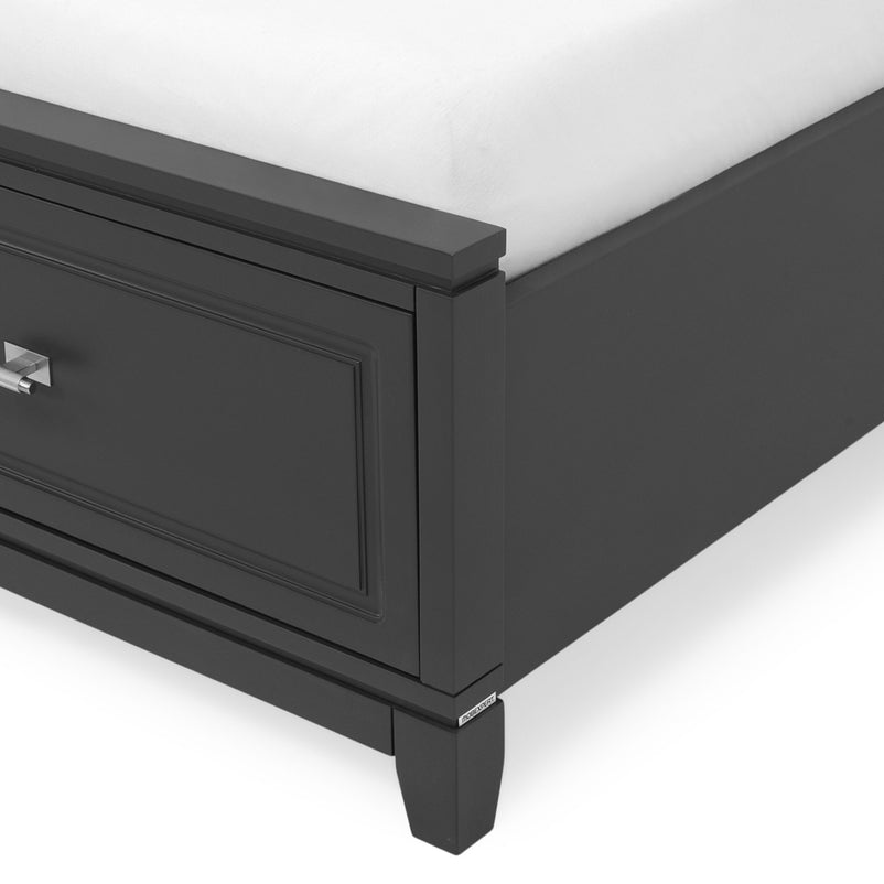 JACKSON Pat tapițat, 160x200cm, somieră și 2 sertare incluse