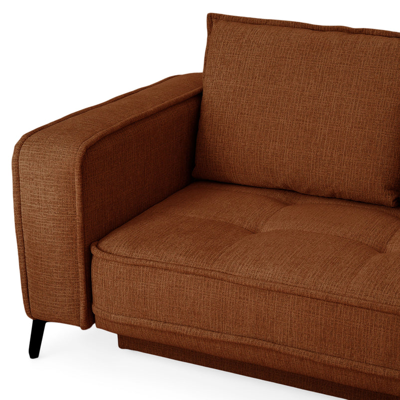 CHOLET Colțar extensibil, șezlong stânga/dreapta, ladă depozitare, stofă