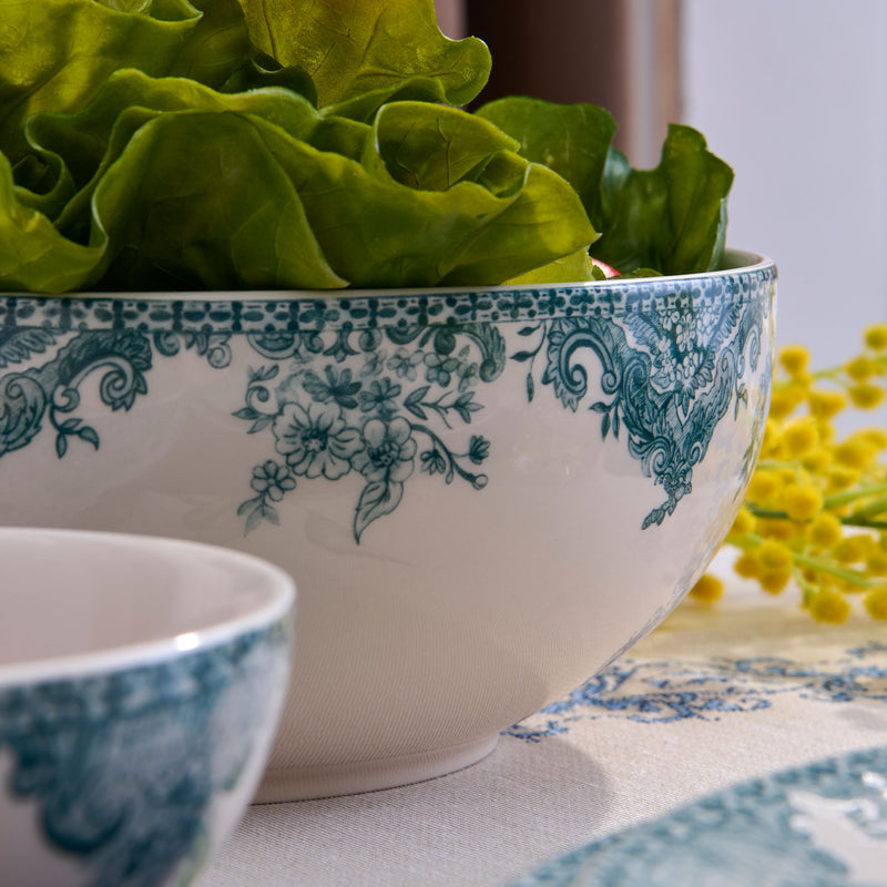 BELLAROSA Bol salată, porțelan, D.23.5cm