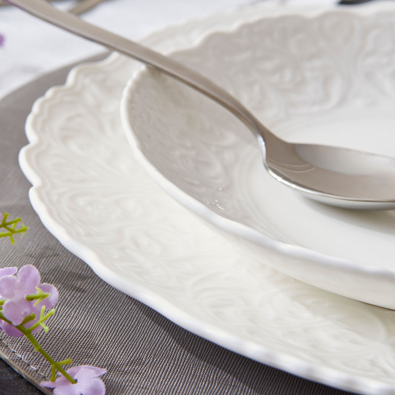 AMOUR Farfurie supă, porțelan, D.21cm