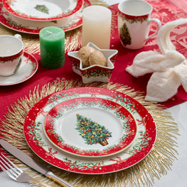 MAGIC CHRISTMAS Farfurie aperitiv, porțelan, D.19cm