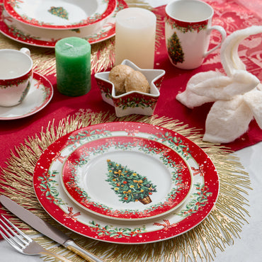 MAGIC CHRISTMAS Farfurie aperitiv, porțelan, D.19cm