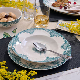 BELLAROSA Farfurie supă, porțelan, D.24.5cm