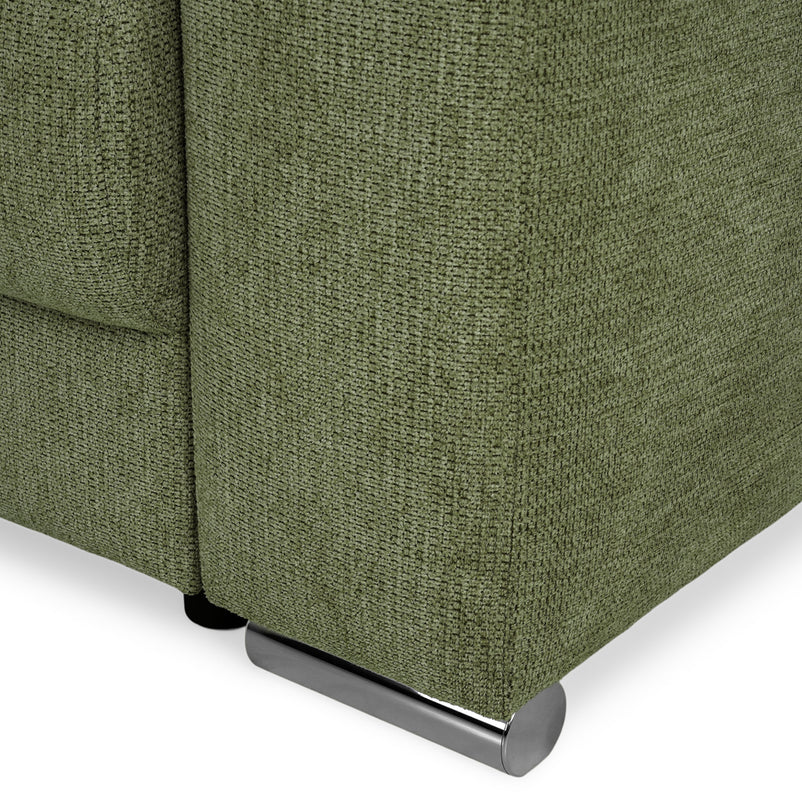 ANTONY Canapea extensibilă, 3 locuri, ladă depozitare, stofă