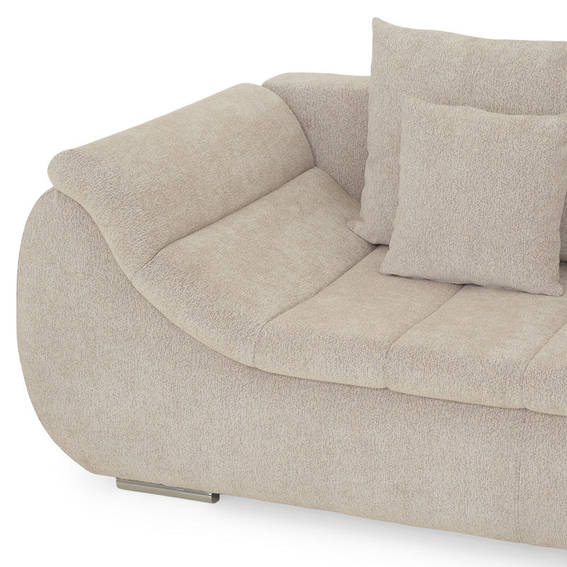 DIAZ Colțar extensibil, șezlong stânga/dreapta, ladă depozitare inclusă, stofă