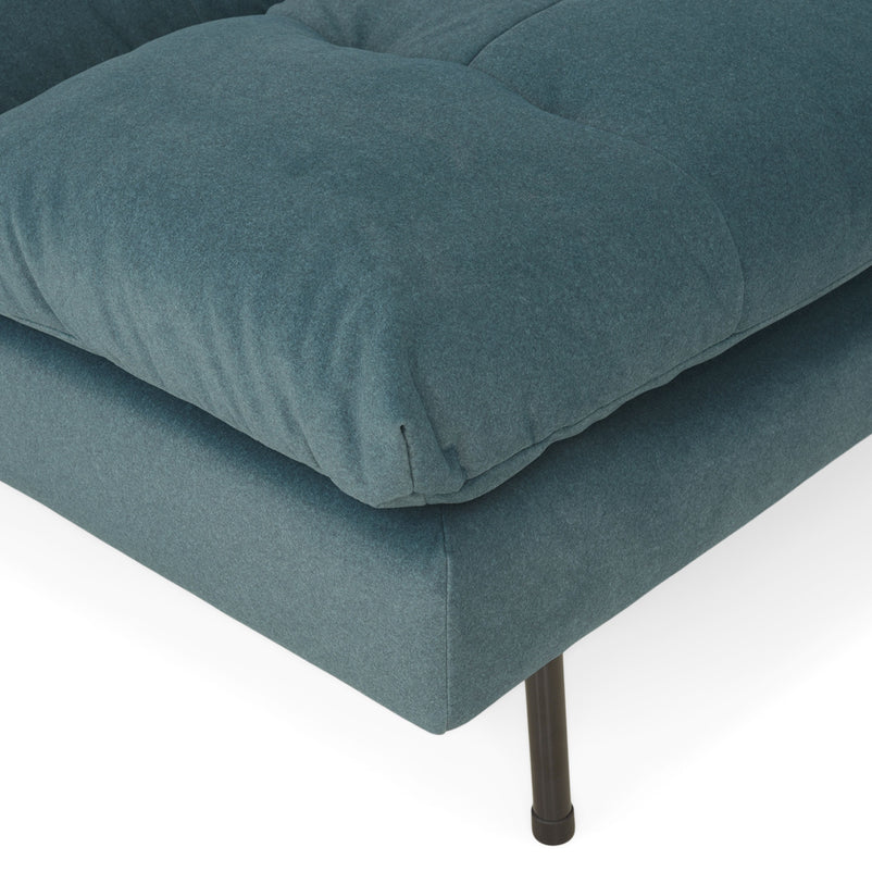 GLENE Canapea extensibilă, 3 locuri, stofă