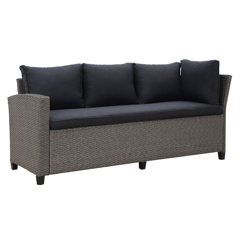 BAXTER Set mobilier terasă/grădină, colțar și masă