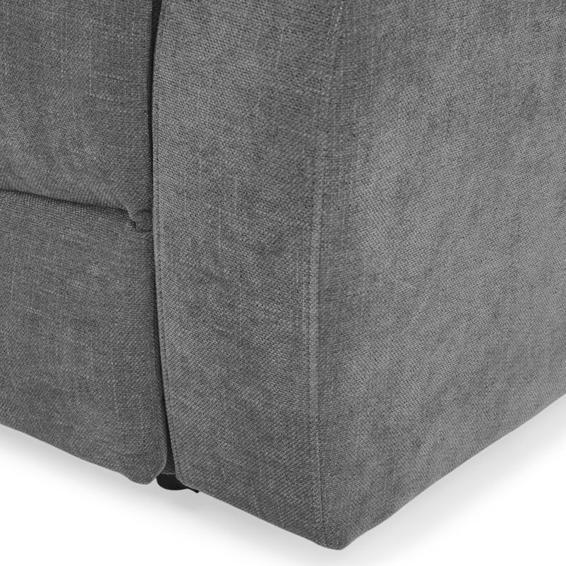 ALMATY Canapea 2 locuri, 2 reclinere electrice, stofă