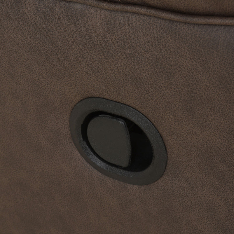 PERRIN Fotoliu cu recliner și balans, stofă