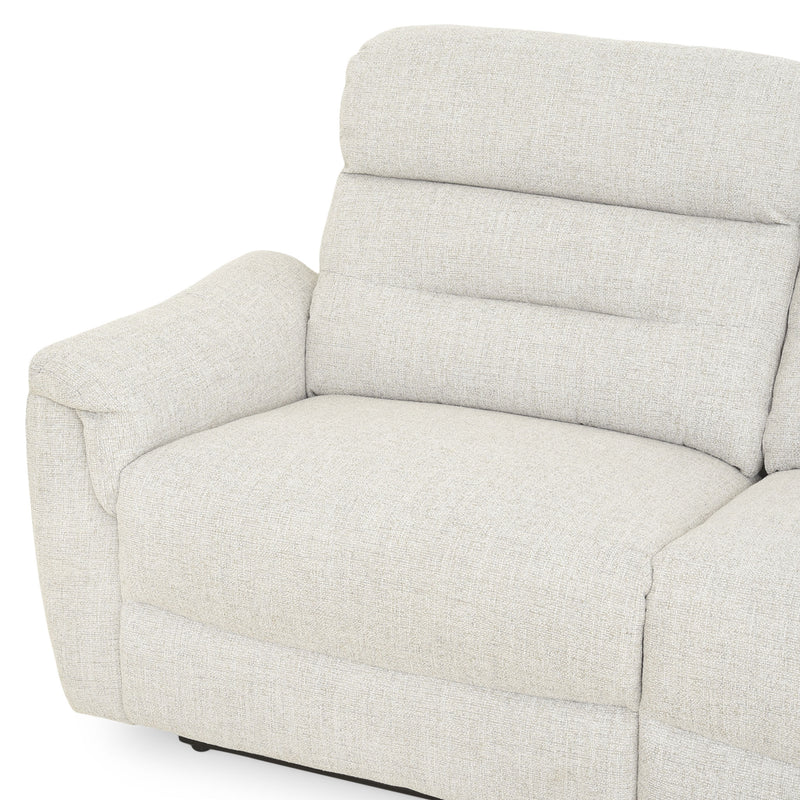 ROSELAND Canapea 3 locuri, 2 reclinere electrice, stofă