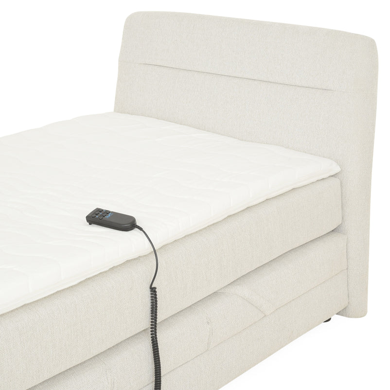 RAYONG Pat tapițat electric, saltea inclusă,100x200cm