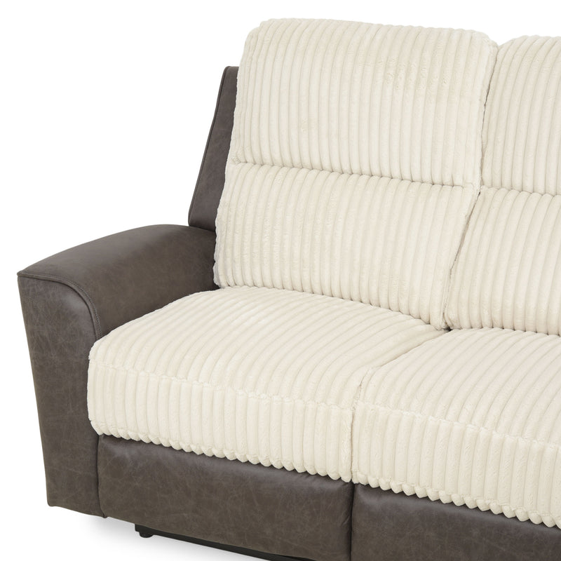 ARKANSAS Canapea 2 locuri, 2 reclinere manuale, stofă