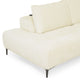 KARSTON Colțar cu șezlong stânga/dreapta, recliner electric, stofă