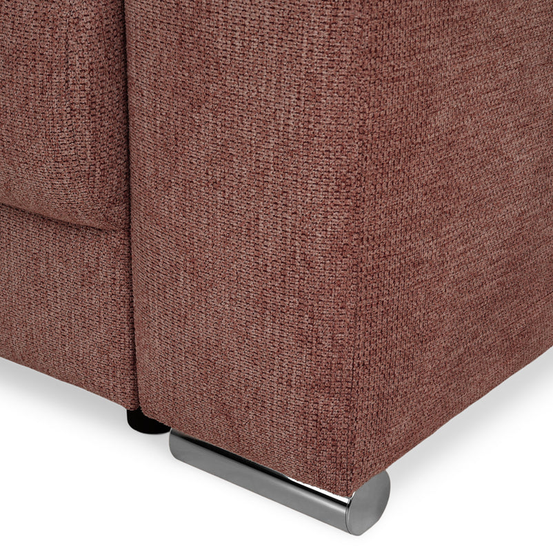 ANTONY Canapea extensibilă, 3 locuri, ladă depozitare, stofă