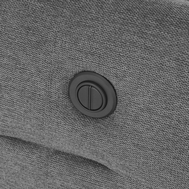 SAN ANTONIO Fotoliu cu recliner electric, stofă - Articol resigilat