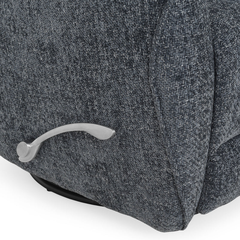 KERSEY Fotoliu rotativ, recliner manual, stofă