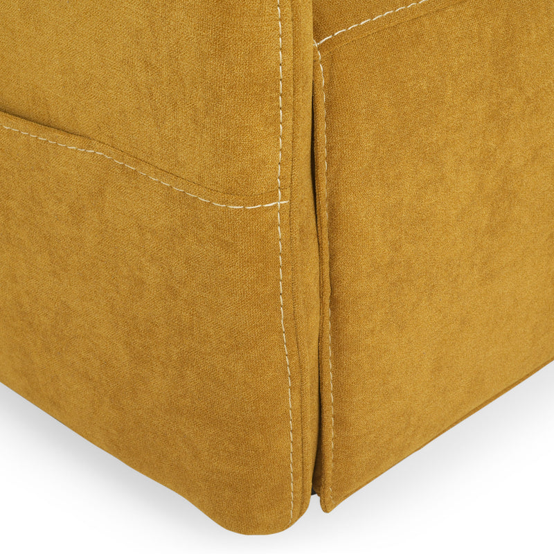 LONOKE Fotoliu, recliner și masaj, stofă